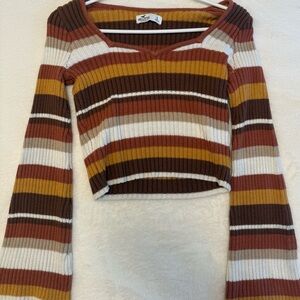 Hollister Knit Sweater - Striped